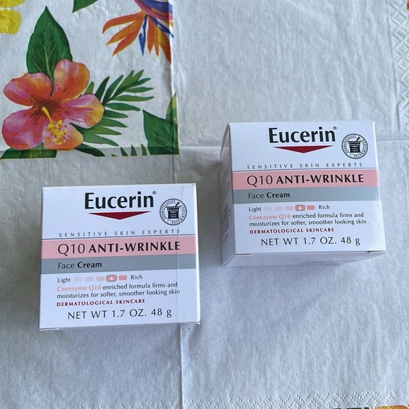 Eucerin Lot of Two Anti-wrinkle Face Cream 1.7 Oz. - Picture 1 of 8